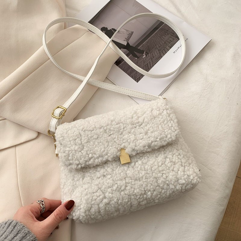 Women's Trendy Fashionable Plush Small Bag - AXON