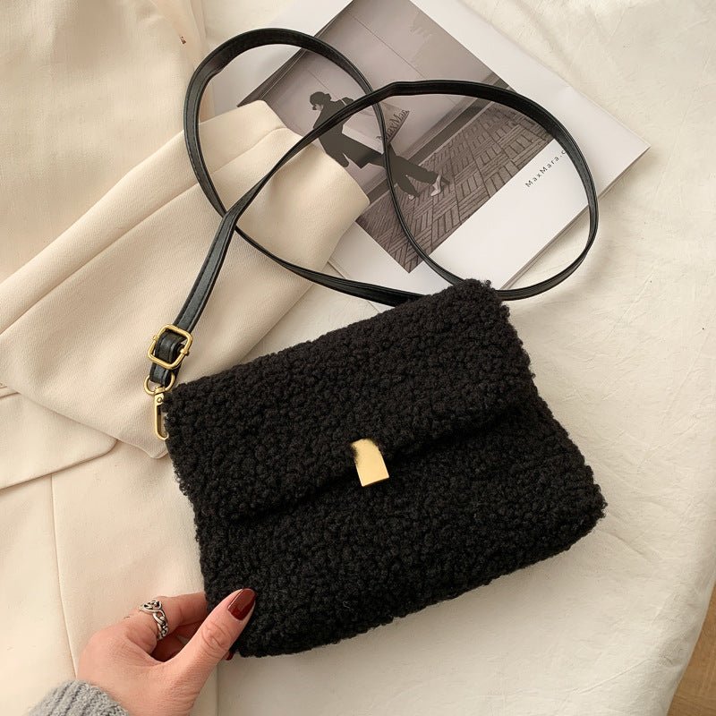 Women's Trendy Fashionable Plush Small Bag - AXON